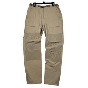 REI Screeline 34x32 Regular Fit Tan Beige Belted Hiking Nylon Stretch Pants Gorp
